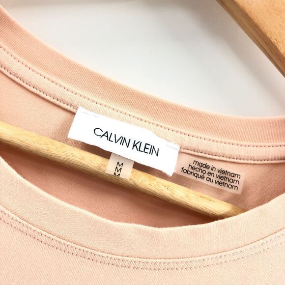 Calvin Klein Short-Sleeve T-Shirt Blush M - Picture 2 of 6
